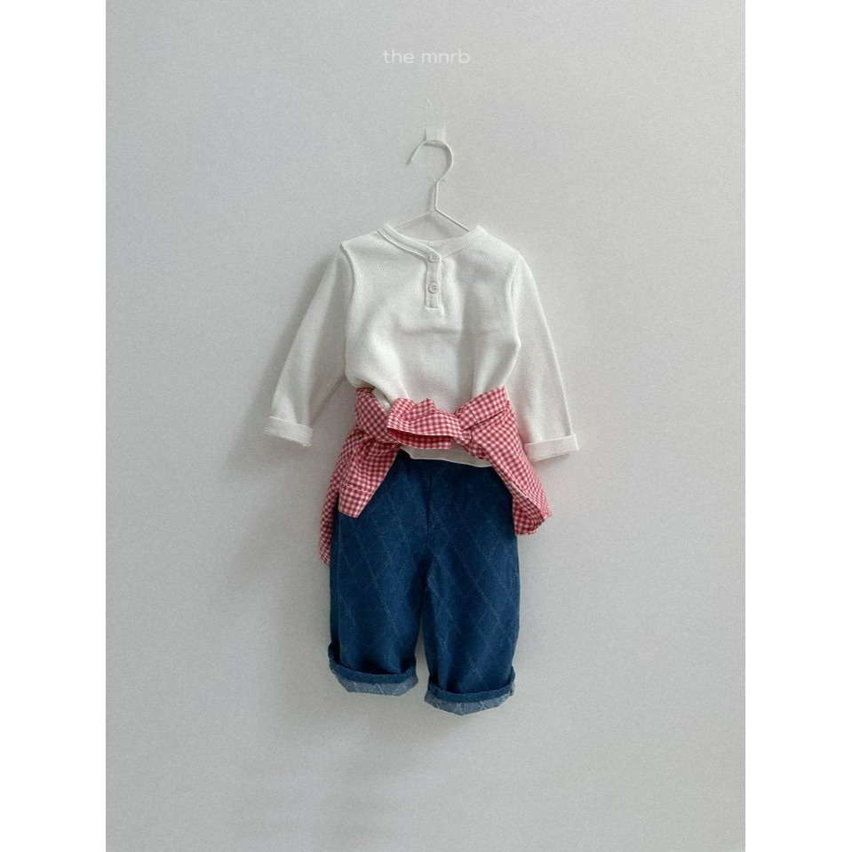 Minirobe 上衣 미니로브 와플단작티-細節圖9