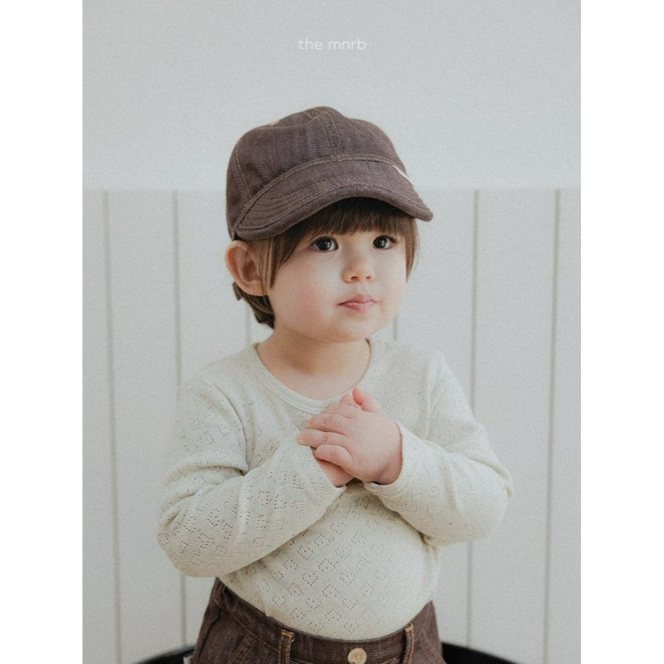 Minirobe 帽子 미니로브 러브진캡-細節圖3