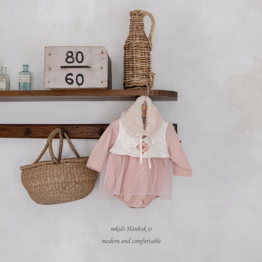 Mkids 春季馬卡龍韓服 아리한복슈트-規格圖5