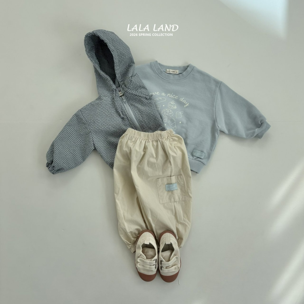 Lalaland 外套  라라랜드 버블체크점퍼 (Kids)-細節圖4