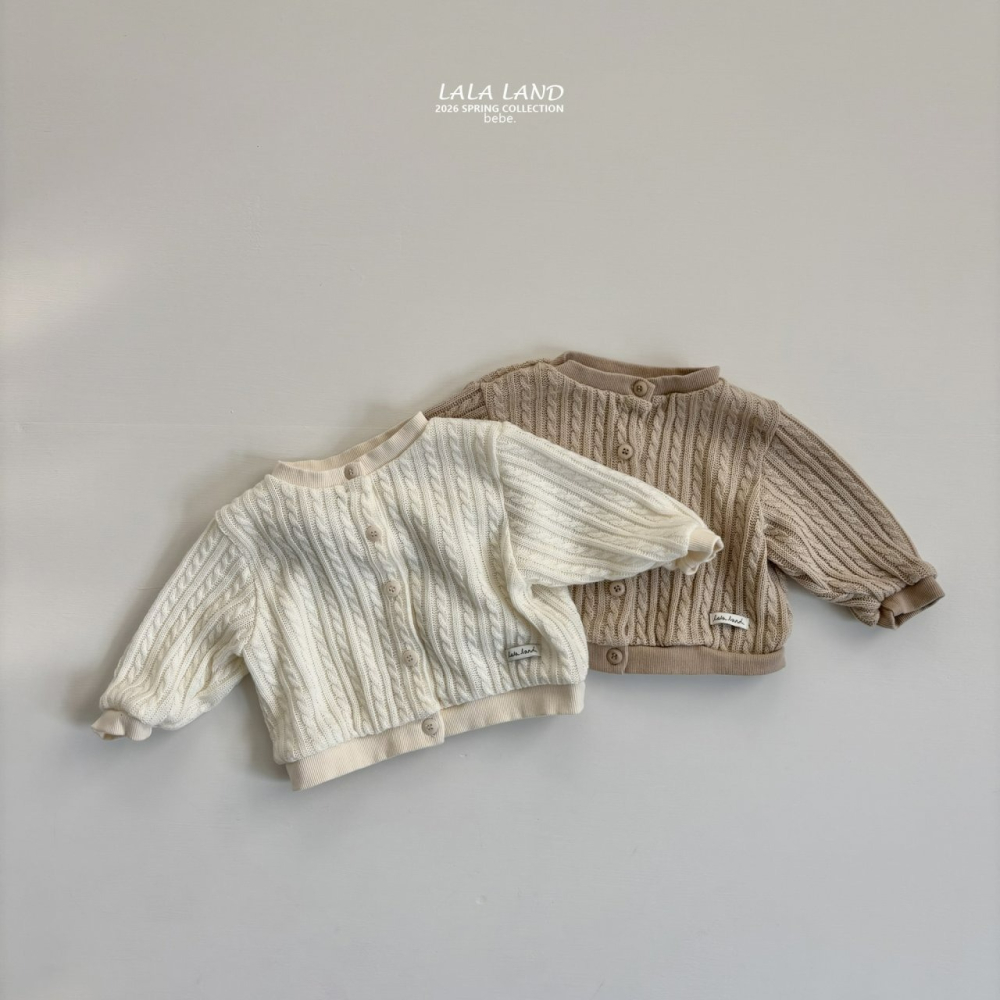 Lalaland 開襟衫 라라랜드 베베꽈베기니트가디건 (Bebe)-細節圖2