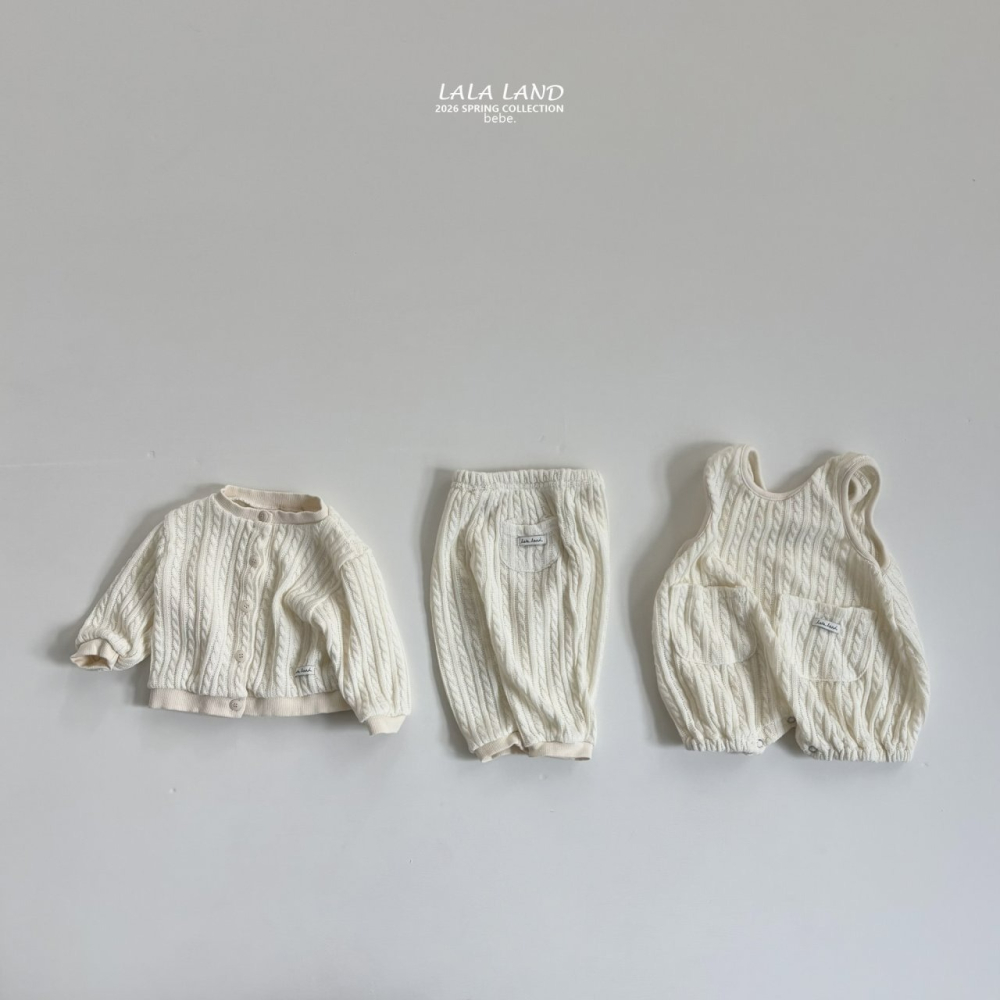 Lalaland 吊帶褲 라라랜드 베베꽈베기니트멜빵 (Bebe)-細節圖2