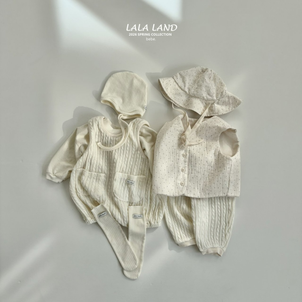 Lalaland 吊帶褲 라라랜드 베베꽈베기니트멜빵 (Bebe)-細節圖3