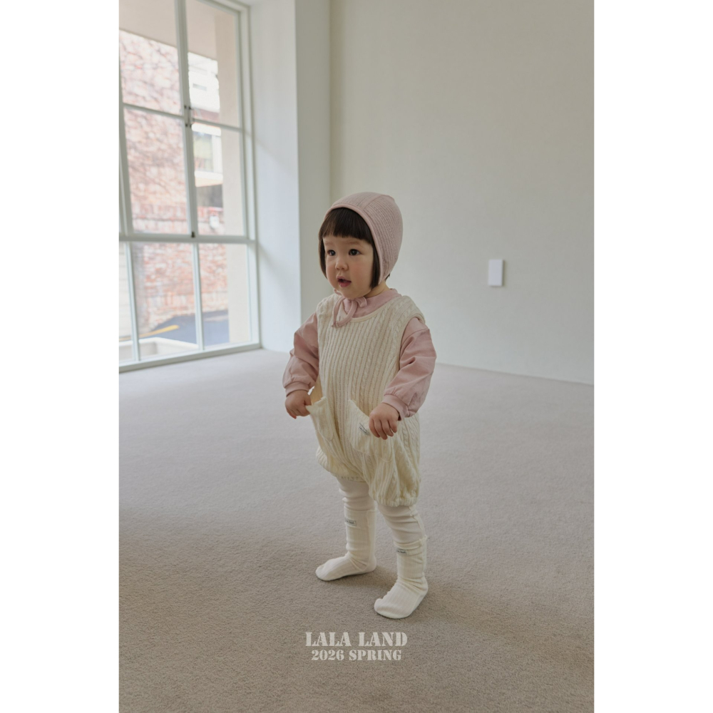 Lalaland 吊帶褲 라라랜드 베베꽈베기니트멜빵 (Bebe)-細節圖8