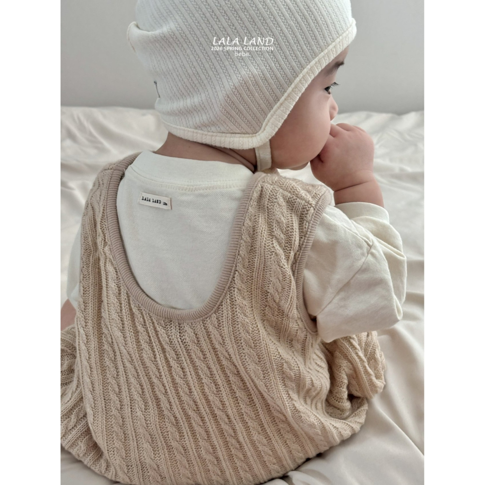 Lalaland 吊帶褲 라라랜드 베베꽈베기니트멜빵 (Bebe)-細節圖11