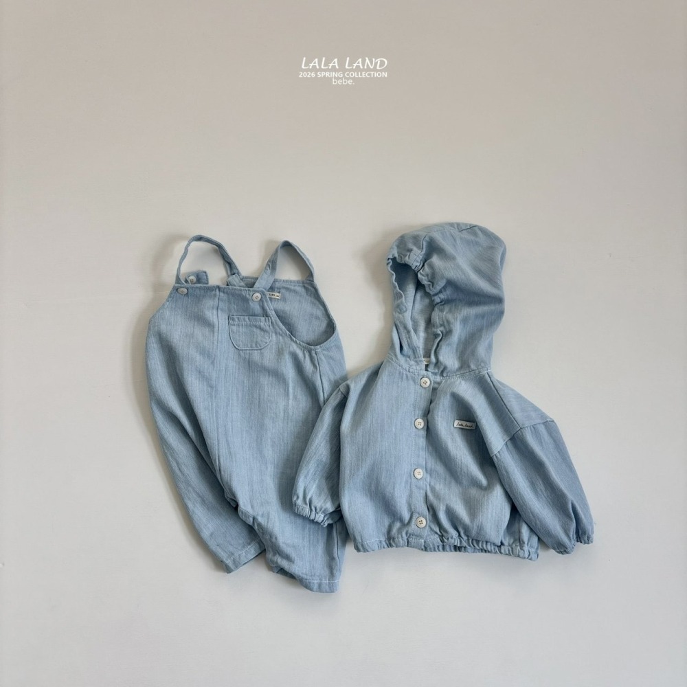 Lalaland 吊帶褲 라라랜드 베베데님멜빵 (Bebe)-細節圖4