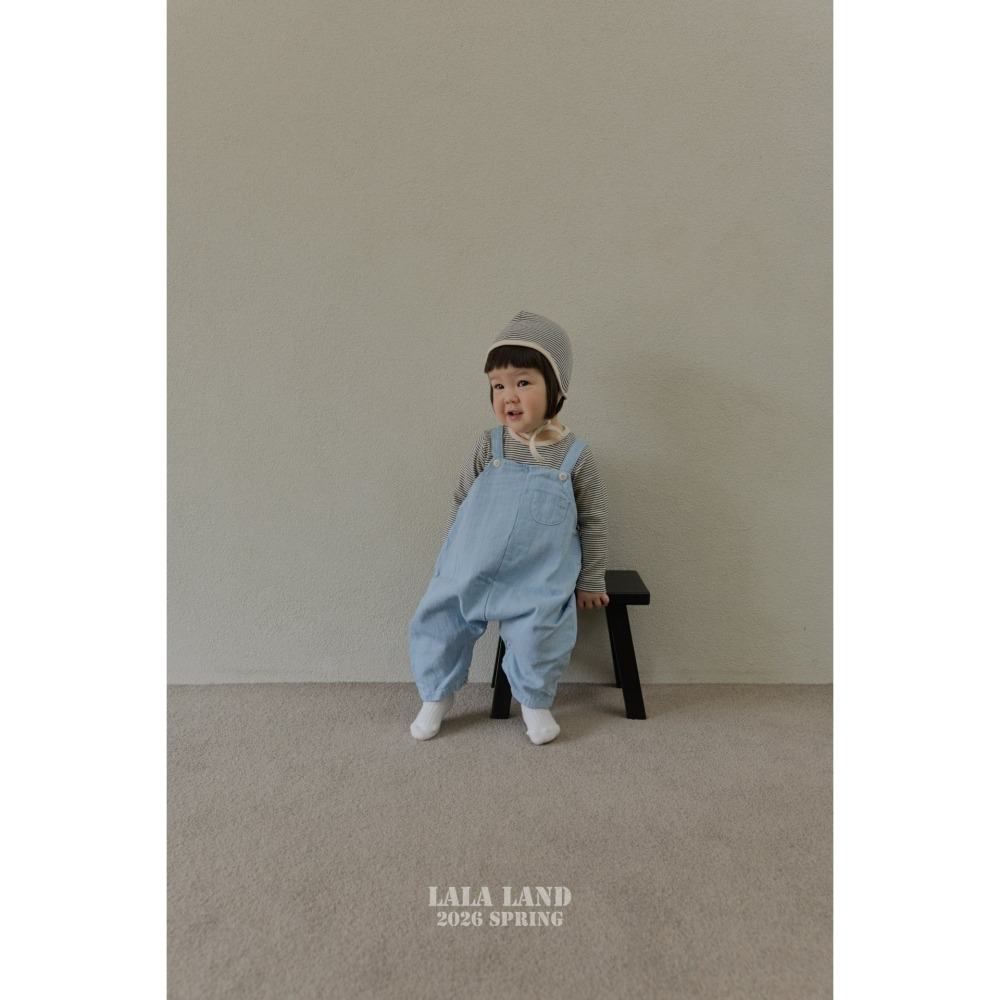 Lalaland 吊帶褲 라라랜드 베베데님멜빵 (Bebe)-細節圖5