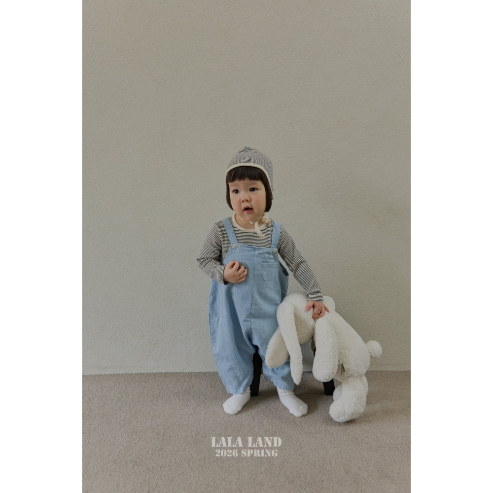 Lalaland 吊帶褲 라라랜드 베베데님멜빵 (Bebe)-細節圖8