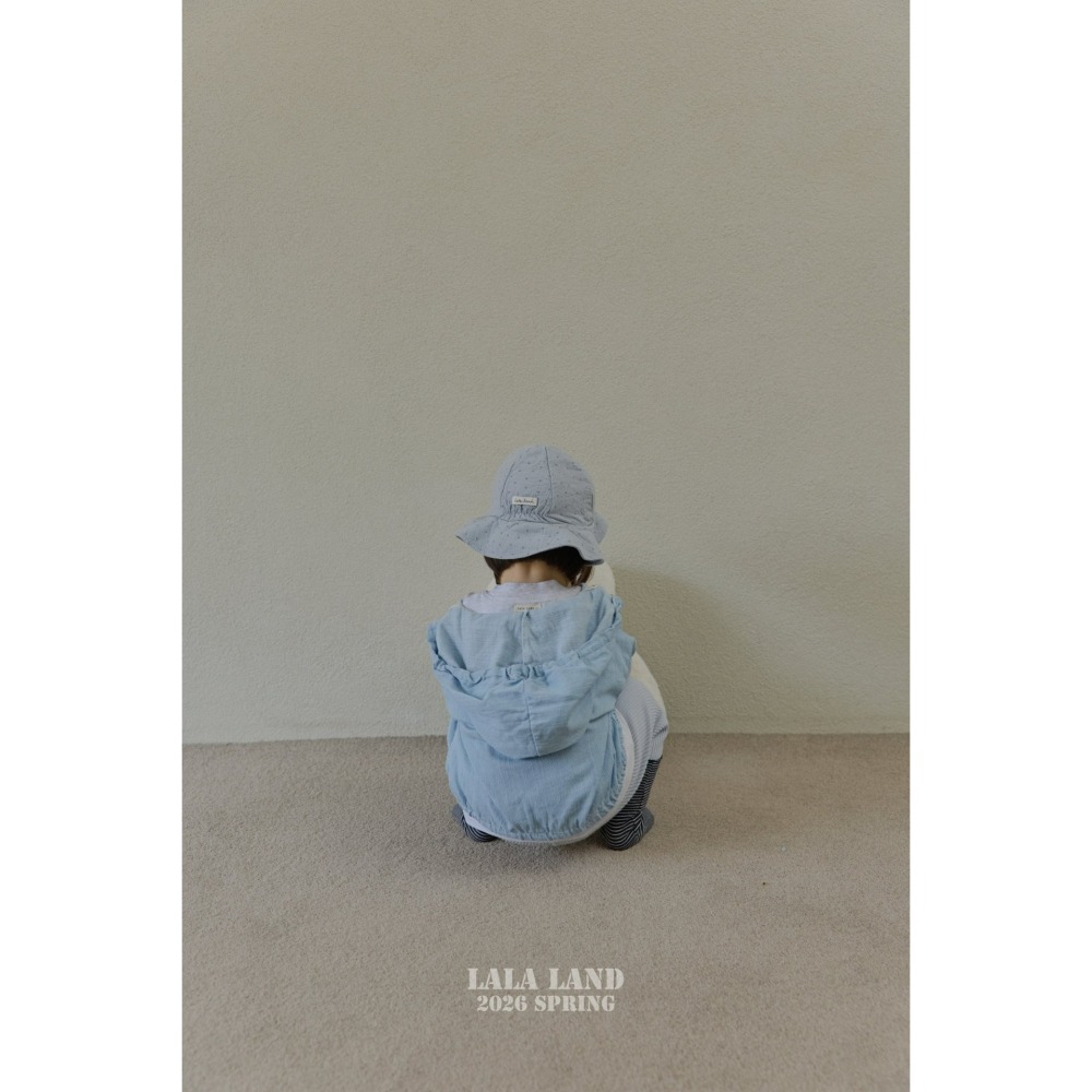 Lalaland 外套 라라랜드 베베데님셔링후드 (Bebe)-細節圖9