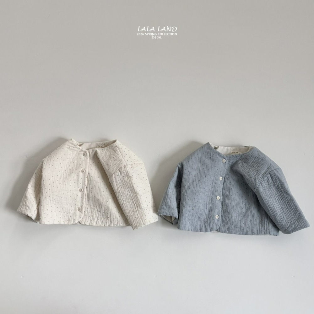 Lalaland 外套 라라랜드 베베비엔누빔점퍼 (Bebe)-細節圖2