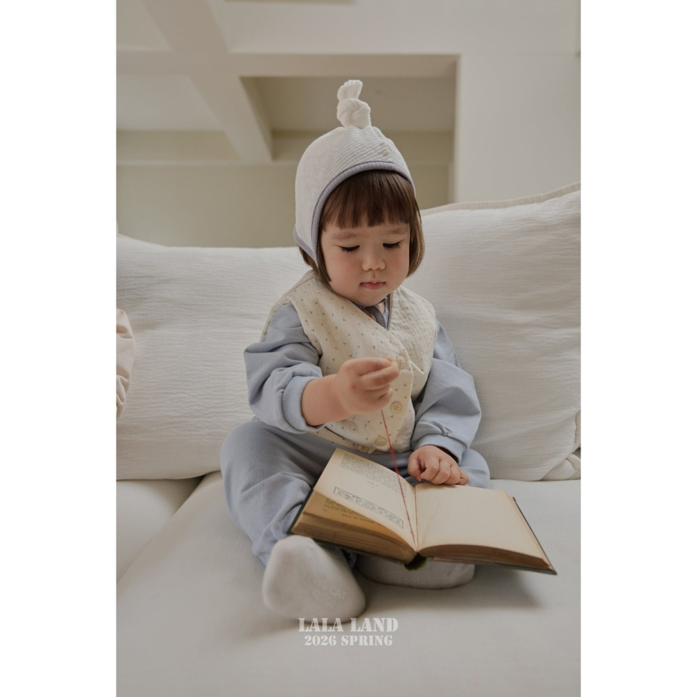 Lalaland 背心 라라랜드 베베비엔누빔조끼 (Bebe)-細節圖10