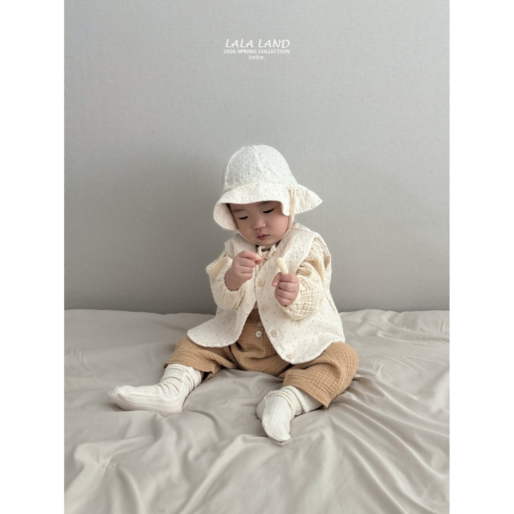 Lalaland 背心 라라랜드 베베비엔누빔조끼 (Bebe)-細節圖11