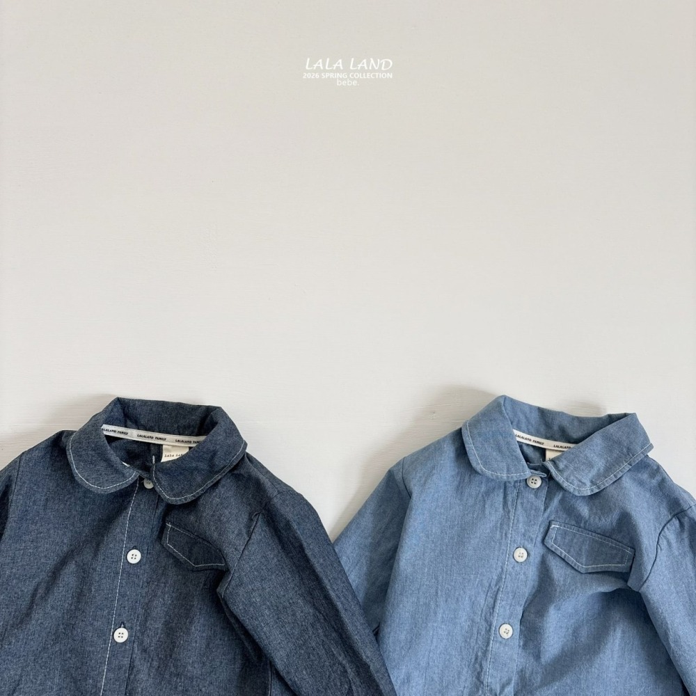 Lalaland 上衣 라라랜드 베베청해지셔츠 (Bebe)-細節圖2