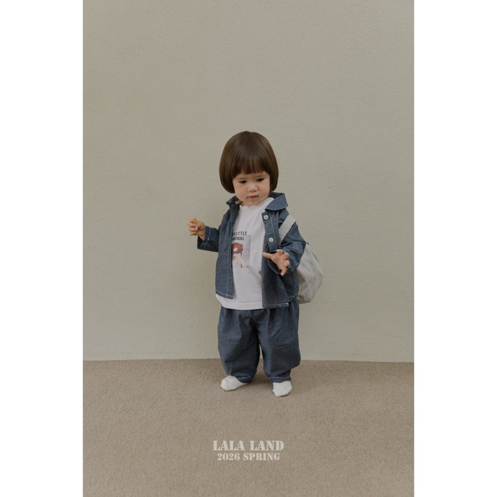 Lalaland 上衣 라라랜드 베베청해지셔츠 (Bebe)-細節圖7