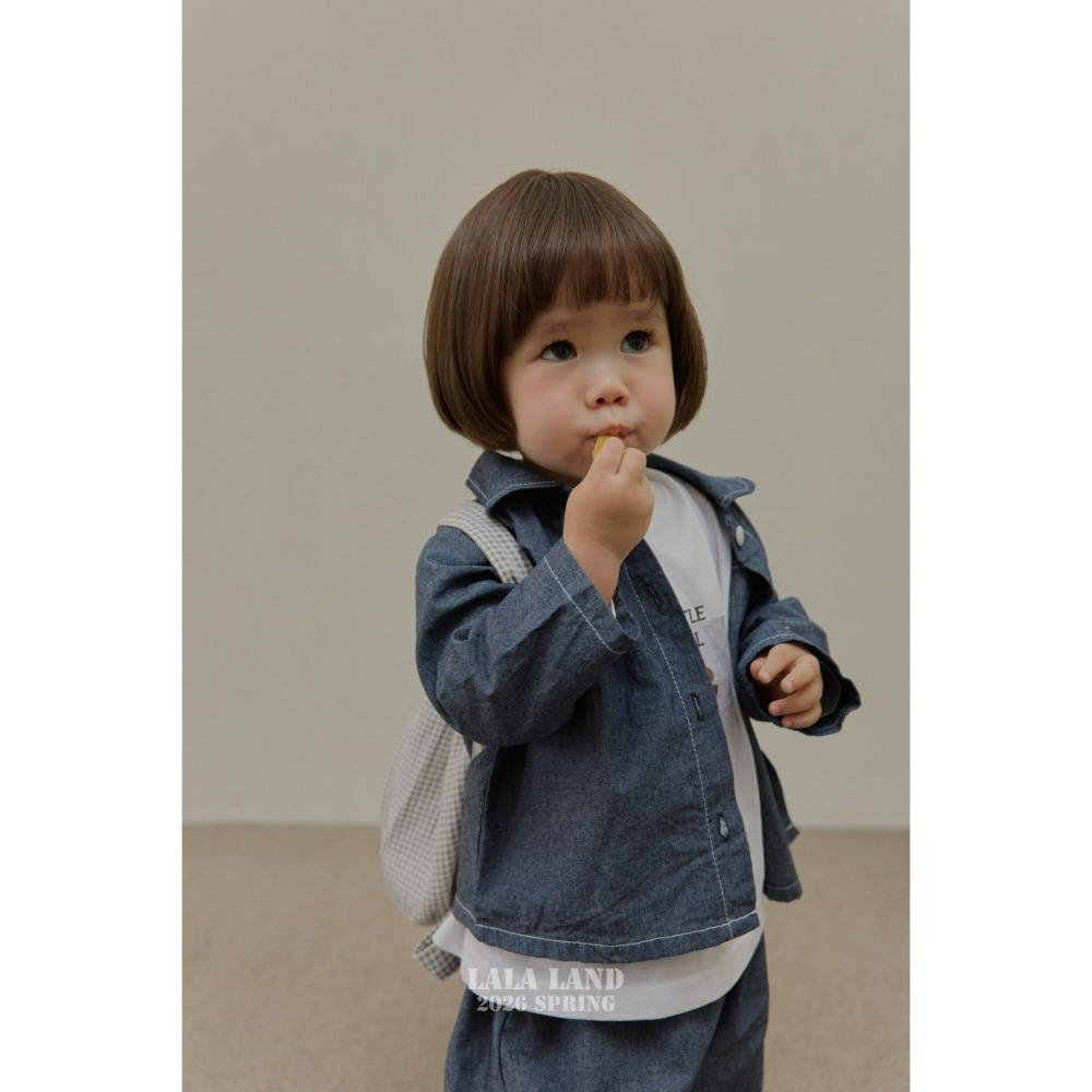 Lalaland 上衣 라라랜드 베베청해지셔츠 (Bebe)-細節圖8