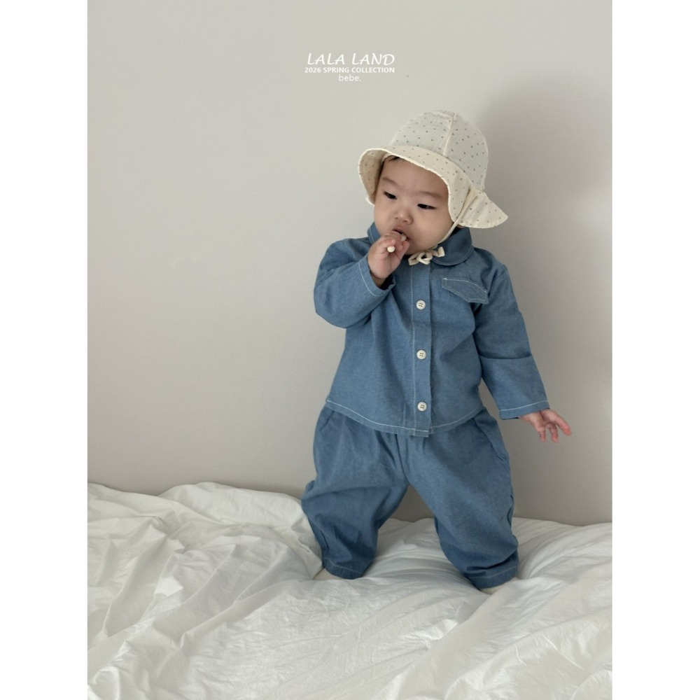 Lalaland 上衣 라라랜드 베베청해지셔츠 (Bebe)-細節圖11