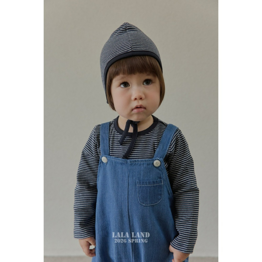 Lalaland 上衣 라라랜드 베베핀스트라이프티 (Kids)-細節圖7