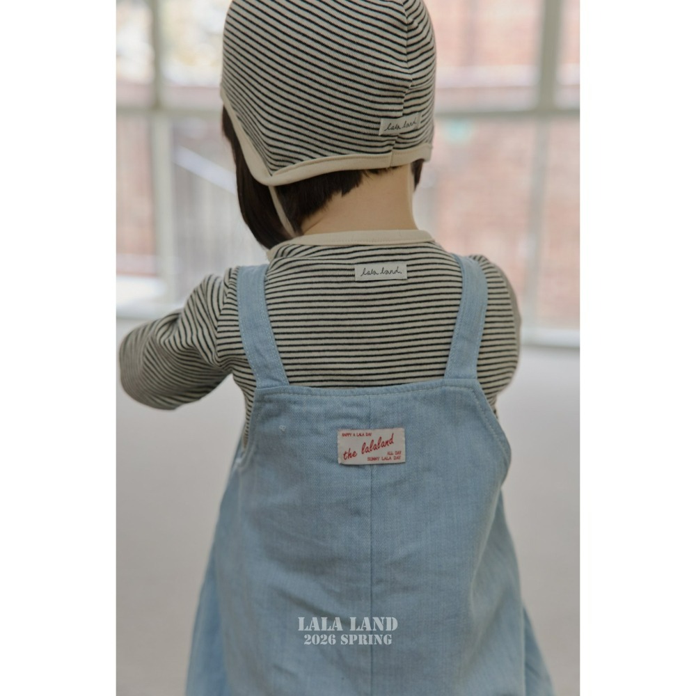 Lalaland 上衣 라라랜드 베베핀스트라이프티 (Kids)-細節圖8