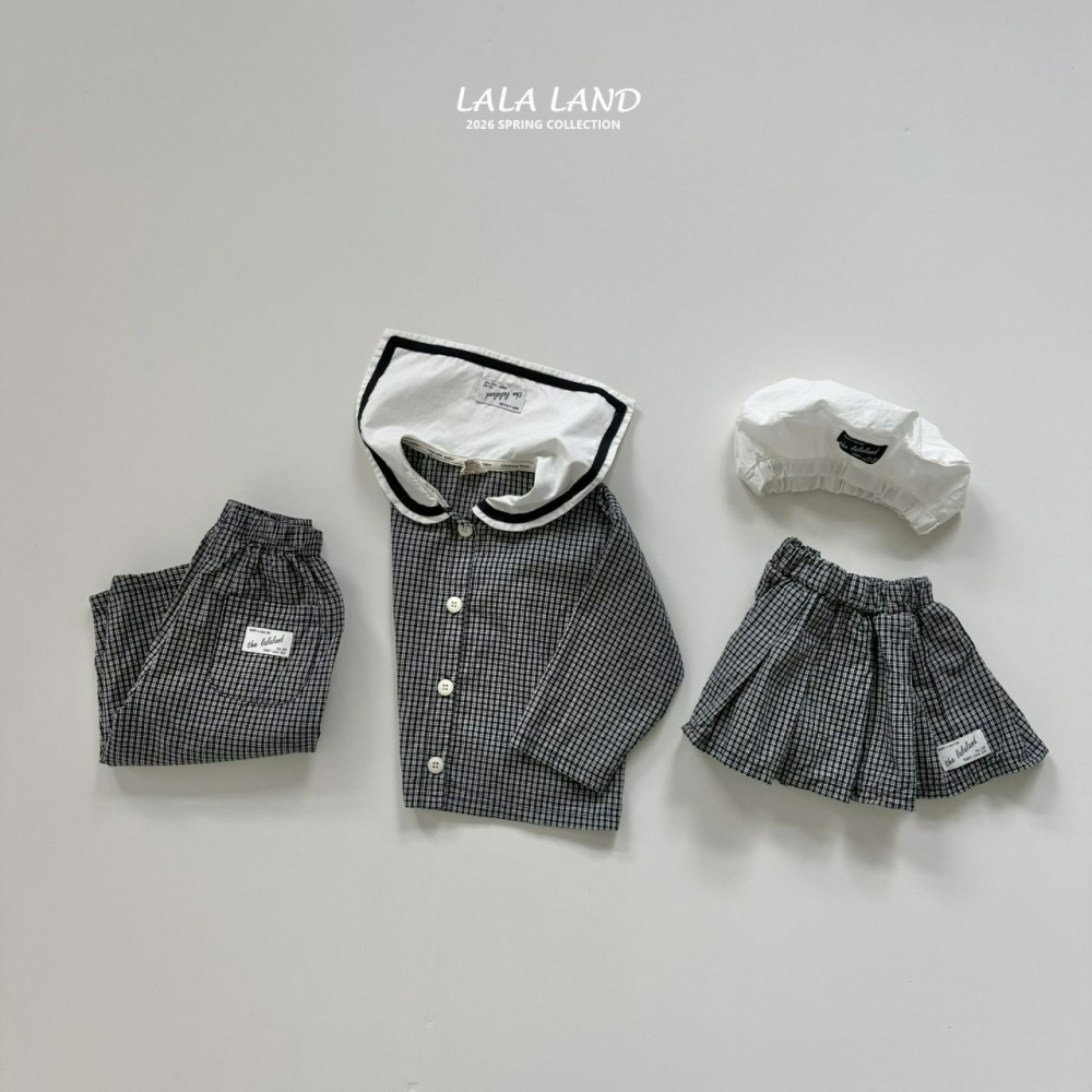 Lalaland 裙子 라라랜드 세라플리츠스커트 (Kids)-細節圖4