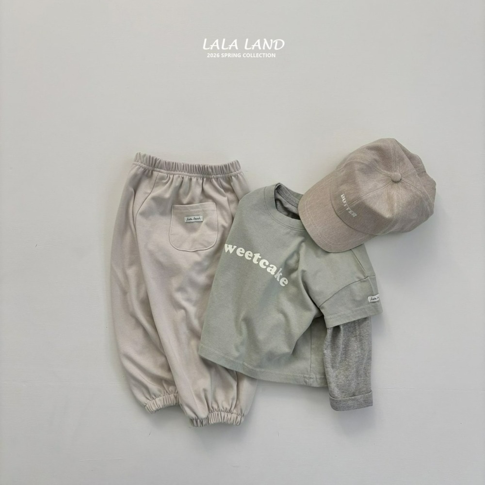 Lalaland 上衣 라라랜드 스윗케이크반팔티 (Kids)-細節圖4