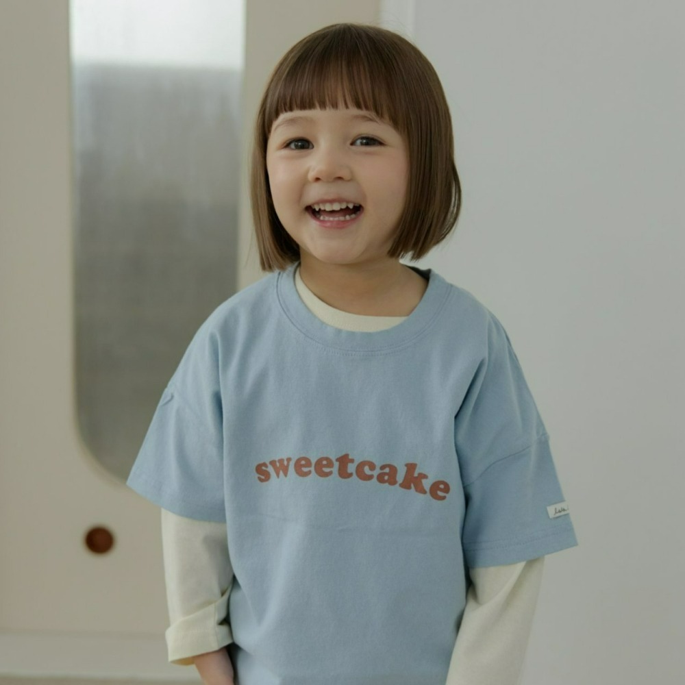 Lalaland 上衣 라라랜드 스윗케이크반팔티 (Kids)-細節圖6