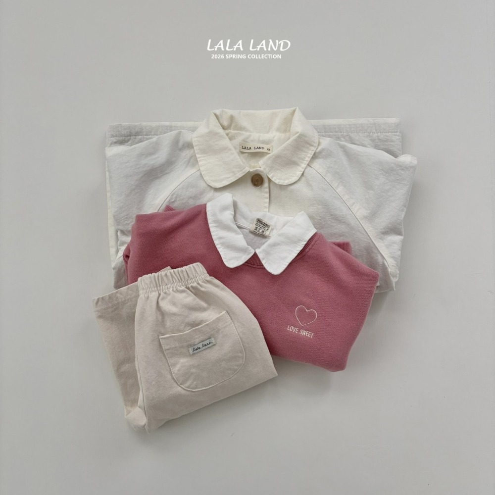 Lalaland 上衣 라라랜드 스윗하트맨투맨 (Kids)-細節圖3