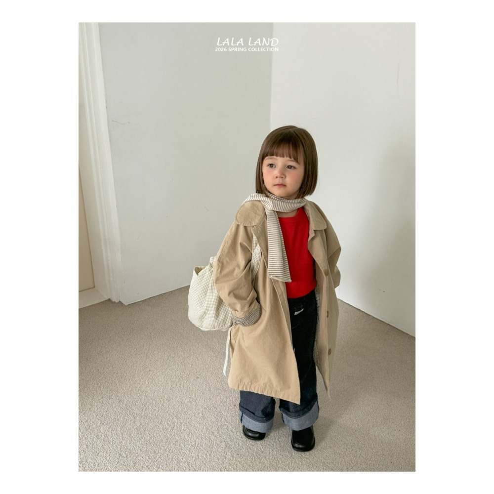 Lalaland 外套 라라랜드 스프링트렌치 (Kids)-細節圖6