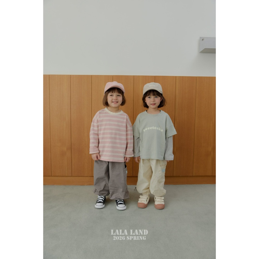 Lalaland 褲子 라라랜드 이지카고조거팬츠 (Kids)-細節圖8