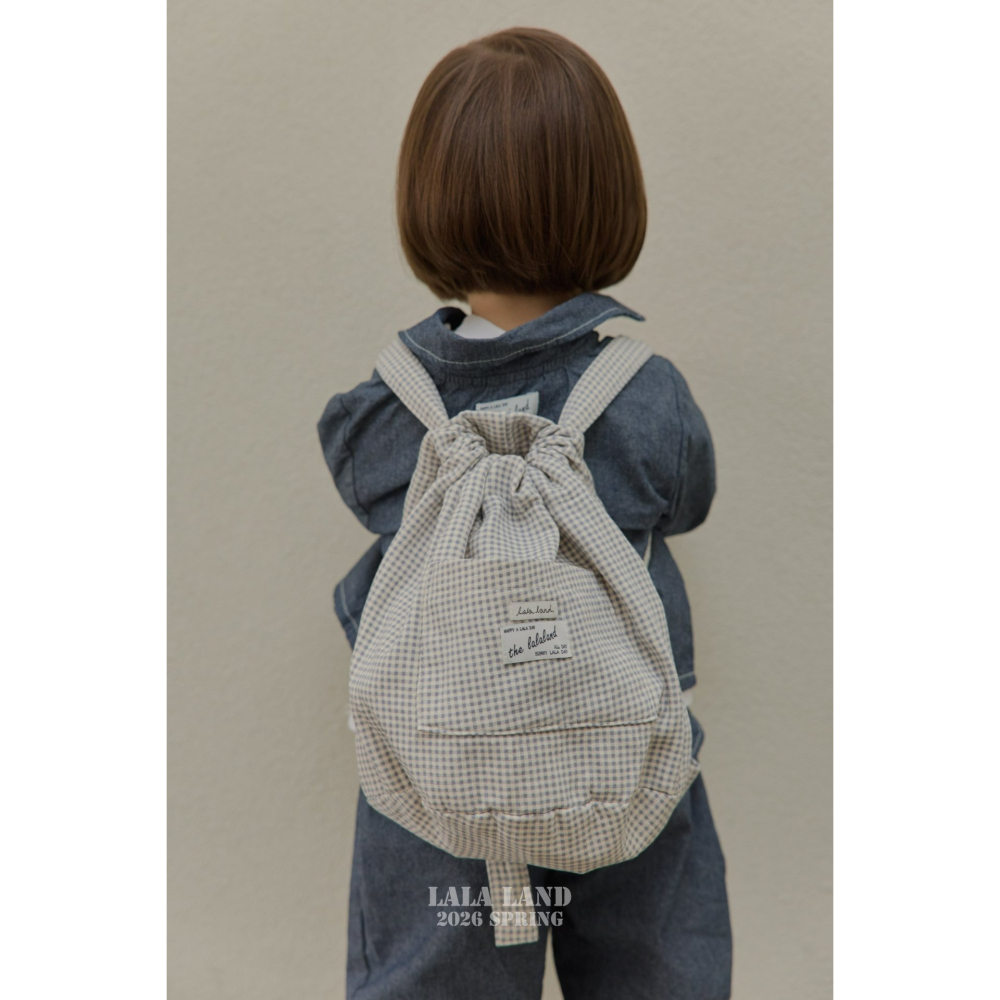 Lalaland 包包 라라랜드 체크백팩 (Kids)-細節圖6
