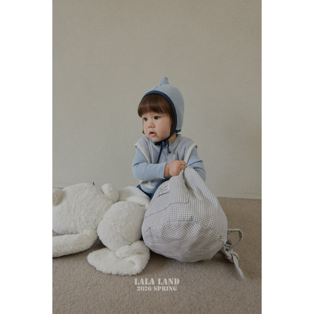 Lalaland 包包 라라랜드 체크백팩 (Kids)-細節圖11