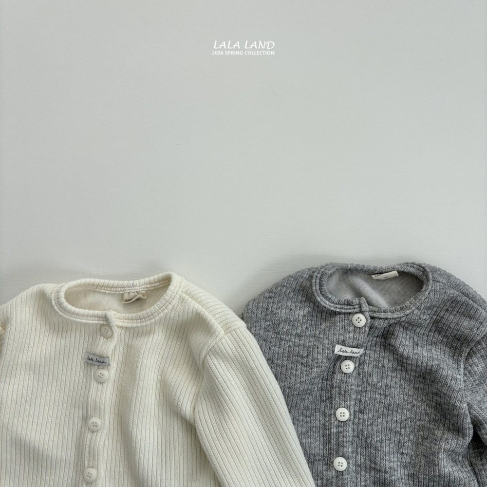 Lalaland 開襟衫 라라랜드 클래식골지가디건 (Kids)-細節圖2