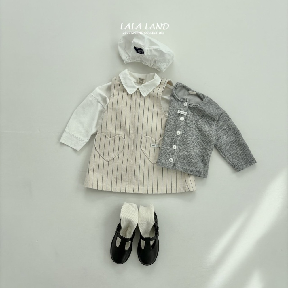 Lalaland 開襟衫 라라랜드 클래식골지가디건 (Kids)-細節圖5