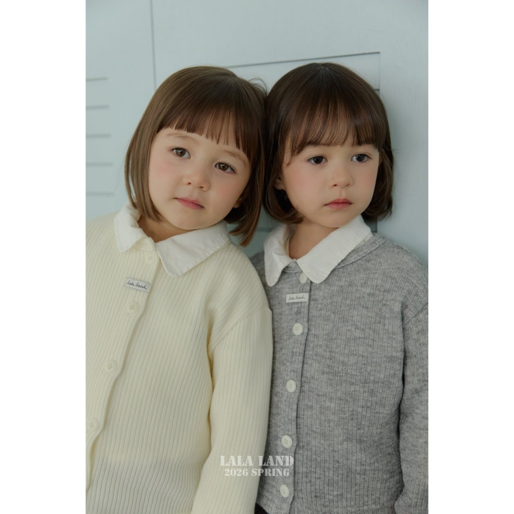 Lalaland 開襟衫 라라랜드 클래식골지가디건 (Kids)-細節圖7