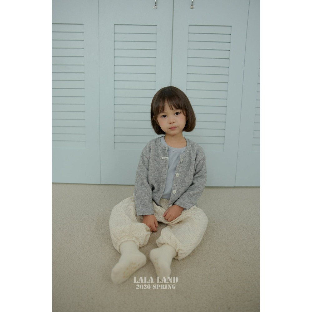 Lalaland 開襟衫 라라랜드 클래식골지가디건 (Kids)-細節圖9