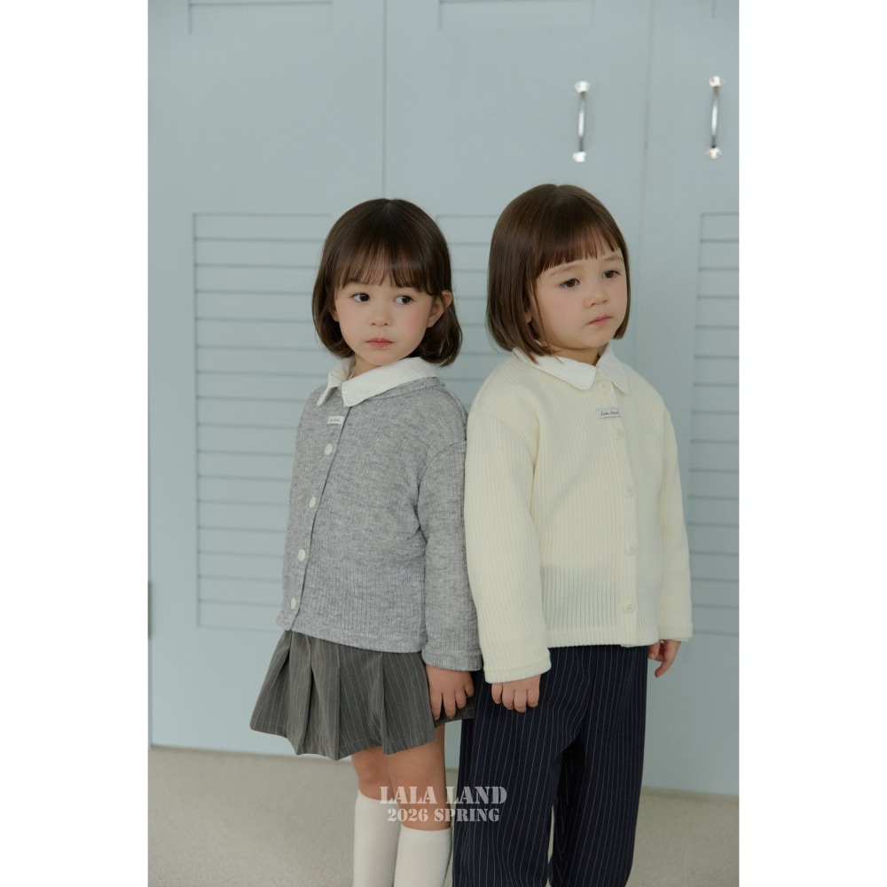 Lalaland 開襟衫 라라랜드 클래식골지가디건 (Kids)-細節圖11