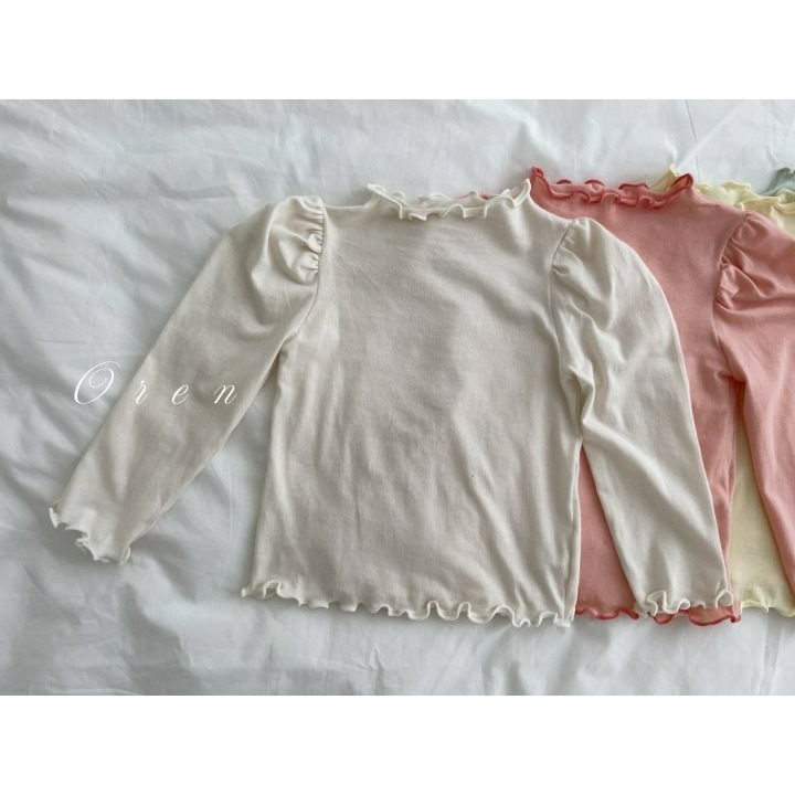 Oren 上衣 오렌 로미부드러운스판티셔츠키즈-細節圖9