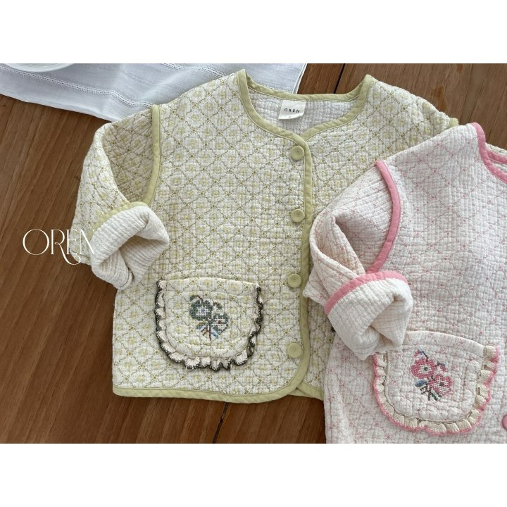 Oren 外套 오렌 메종누빔점퍼키즈-細節圖10