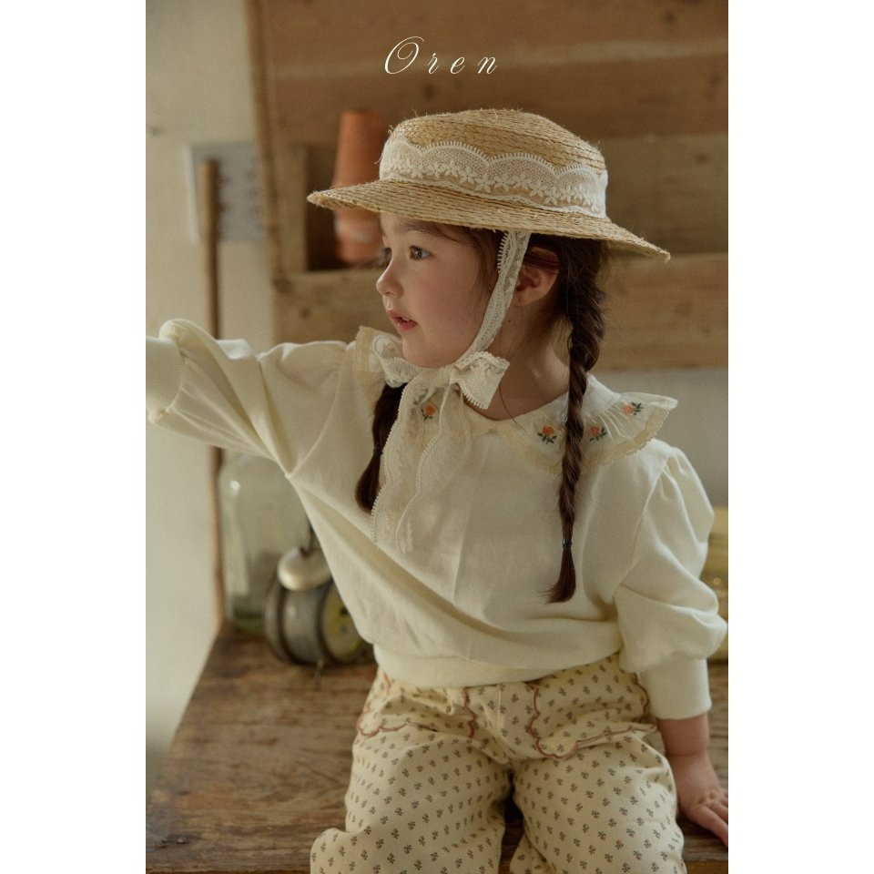 Oren 褲子 오렌 벨자수팬츠키즈-細節圖4