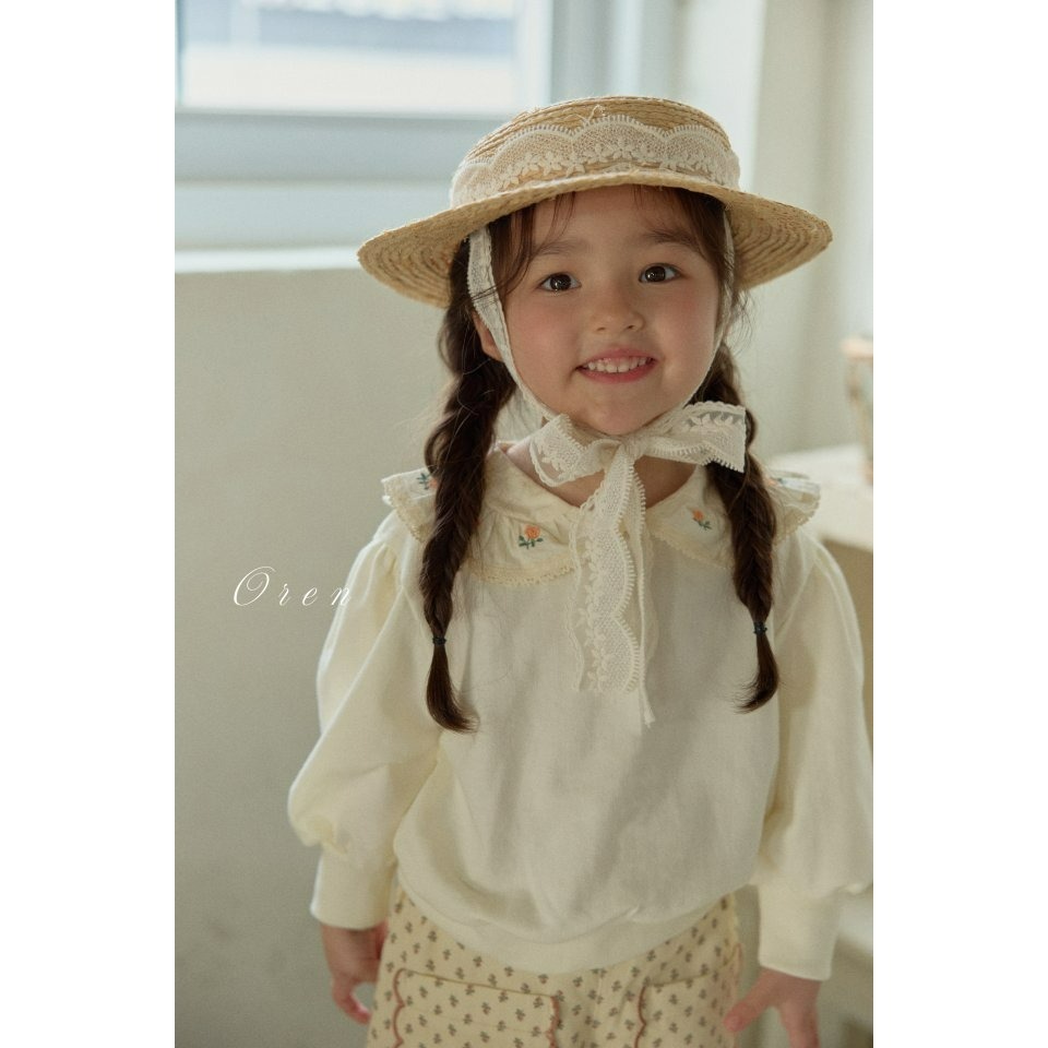 Oren 褲子 오렌 벨자수팬츠키즈-細節圖6