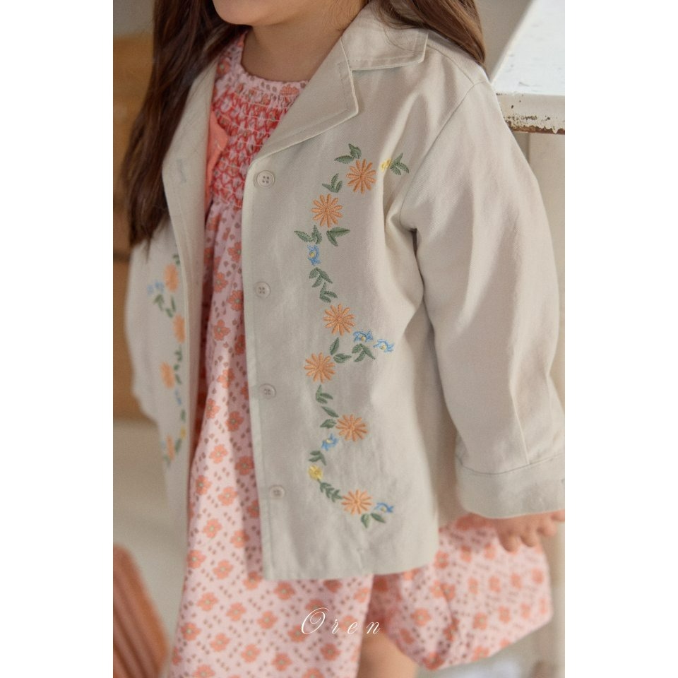 Oren 開襟衫 오렌 쁘띠아미가디건자켓키즈-細節圖3