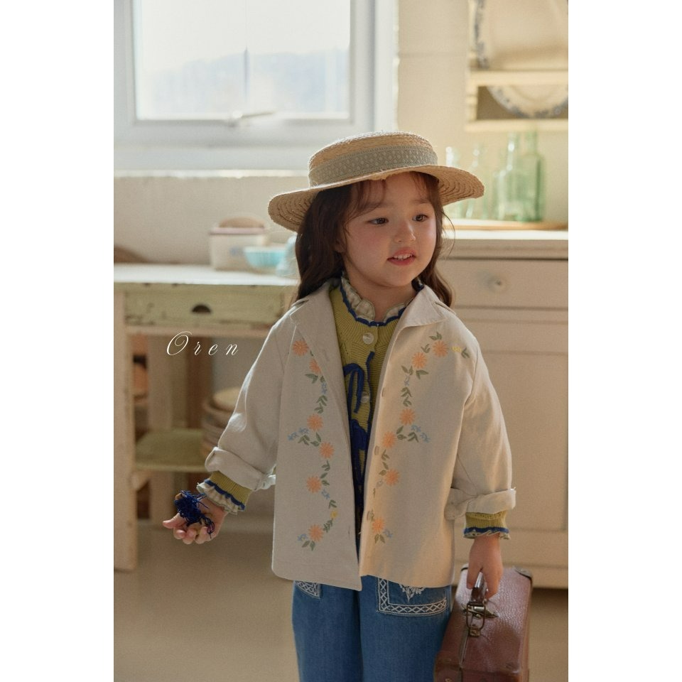 Oren 開襟衫 오렌 쁘띠아미가디건자켓키즈-細節圖6