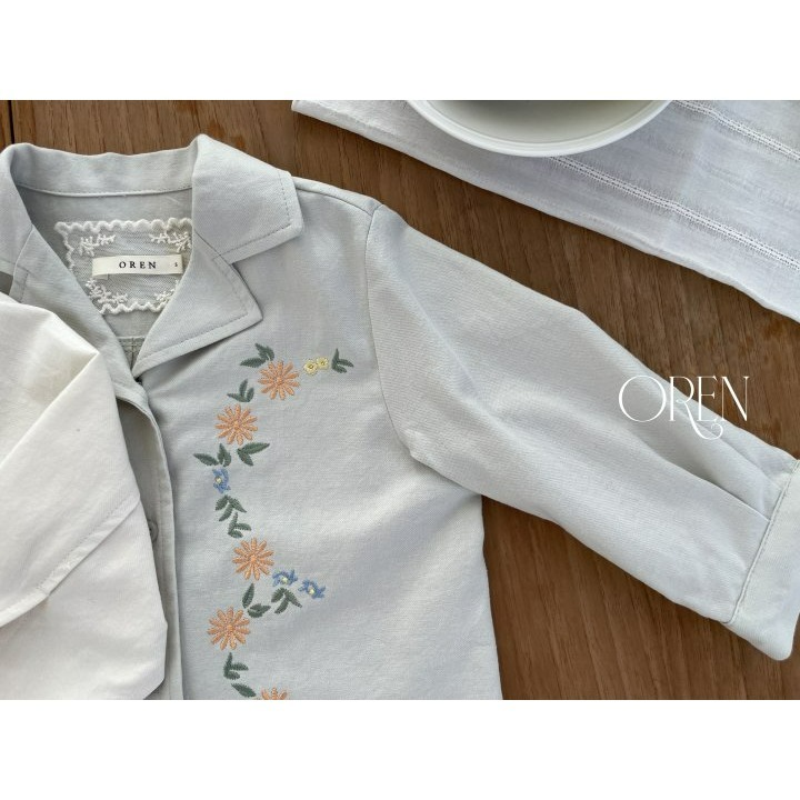 Oren 開襟衫 오렌 쁘띠아미가디건자켓키즈-細節圖9