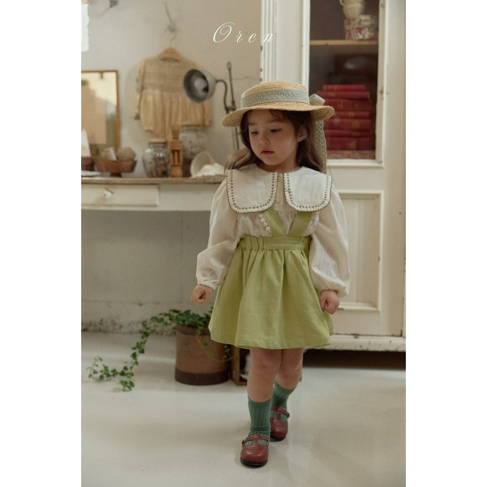 Oren 上衣 오렌 아뜰리에리버시블블라우스키즈-細節圖2