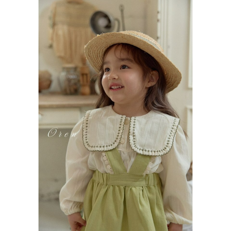 Oren 上衣 오렌 아뜰리에리버시블블라우스키즈-細節圖3