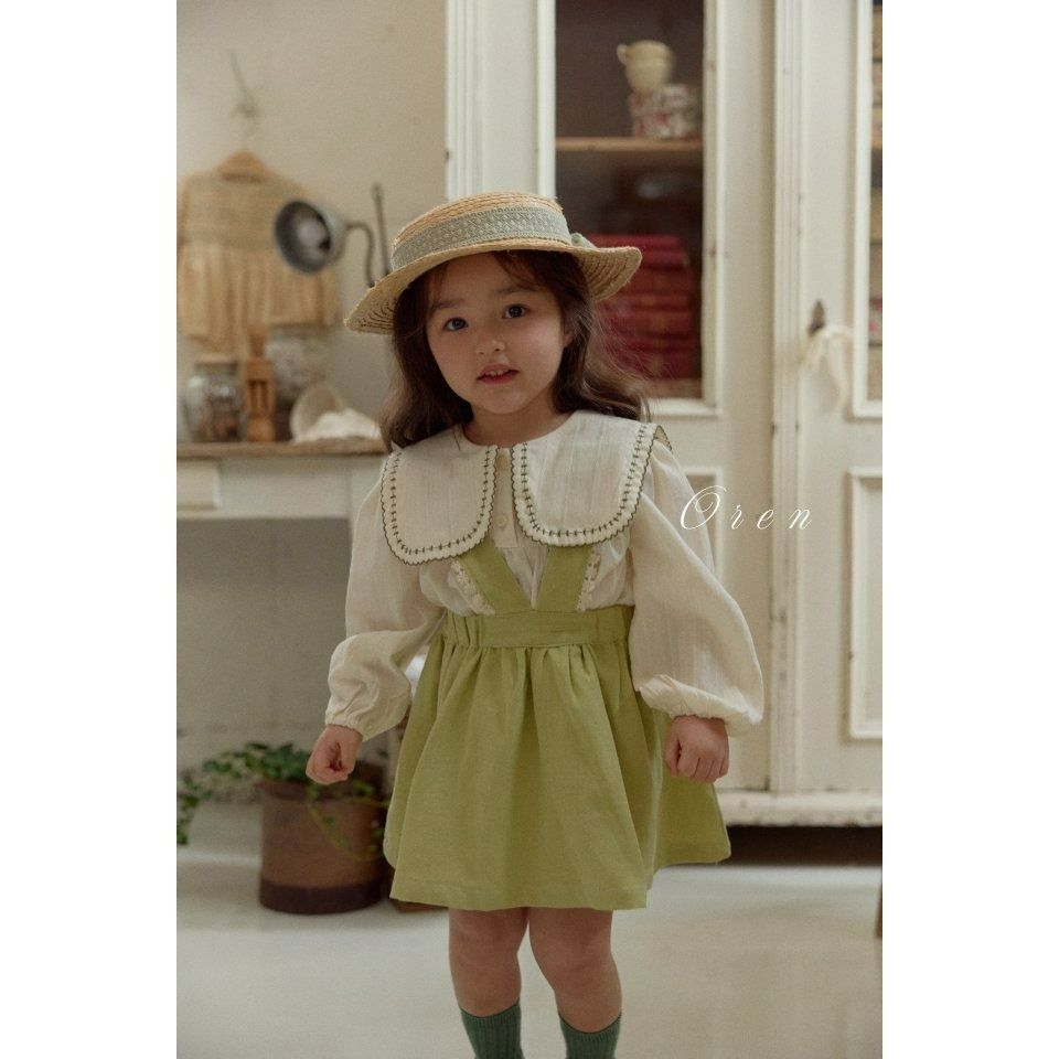 Oren 上衣 오렌 아뜰리에리버시블블라우스키즈-細節圖7