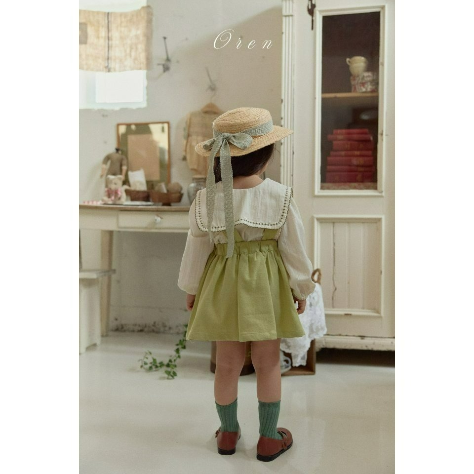 Oren 裙子 오렌 아뜰리에점퍼스커트키즈-細節圖7