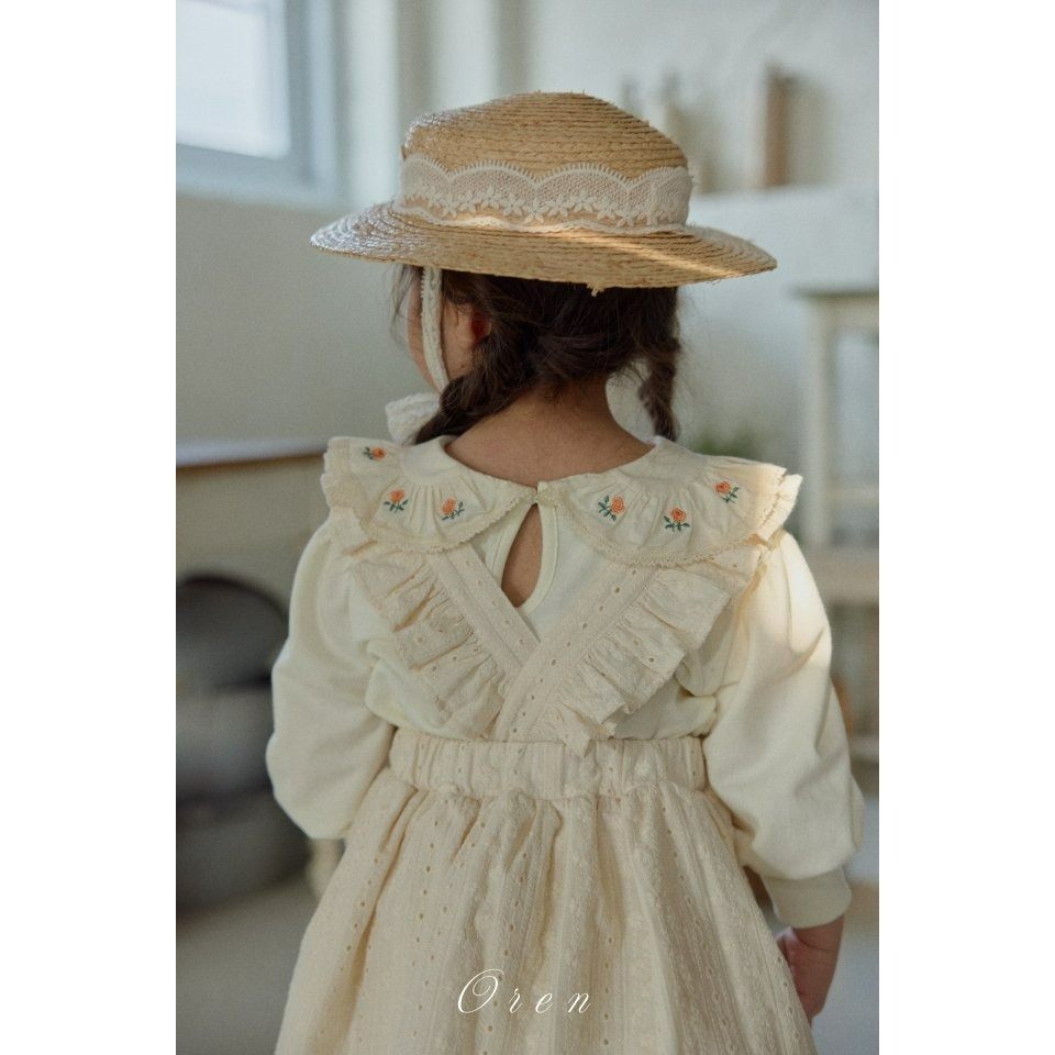 Oren 裙子 오렌 아르보자수점퍼스커트키즈-細節圖4