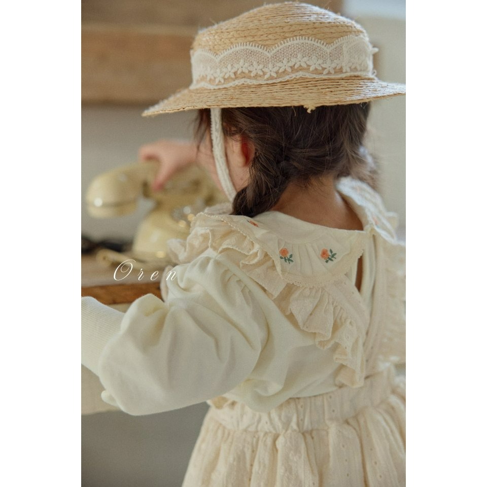 Oren 裙子 오렌 아르보자수점퍼스커트키즈-細節圖6