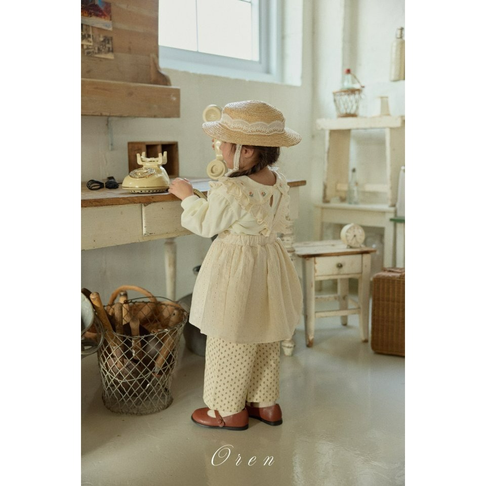 Oren 裙子 오렌 아르보자수점퍼스커트키즈-細節圖7