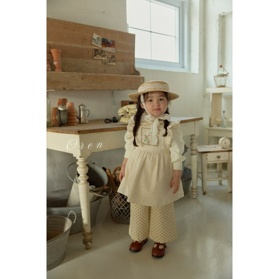 Oren 裙子 오렌 아르보자수점퍼스커트키즈-細節圖8